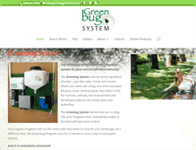 Tablet Screenshot of greenbugsystem.com